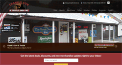 Desktop Screenshot of franksgunshops.com